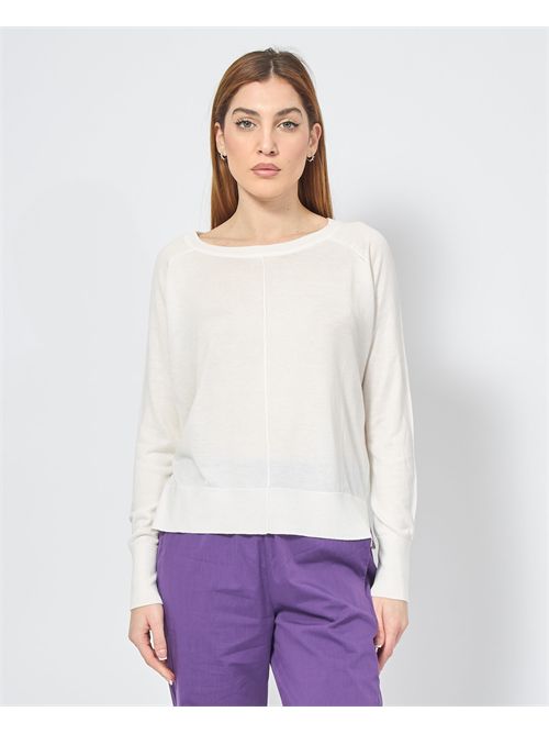 MarkUp mohair blend boat neck sweater MARKUP | MW10011OFF WHITE